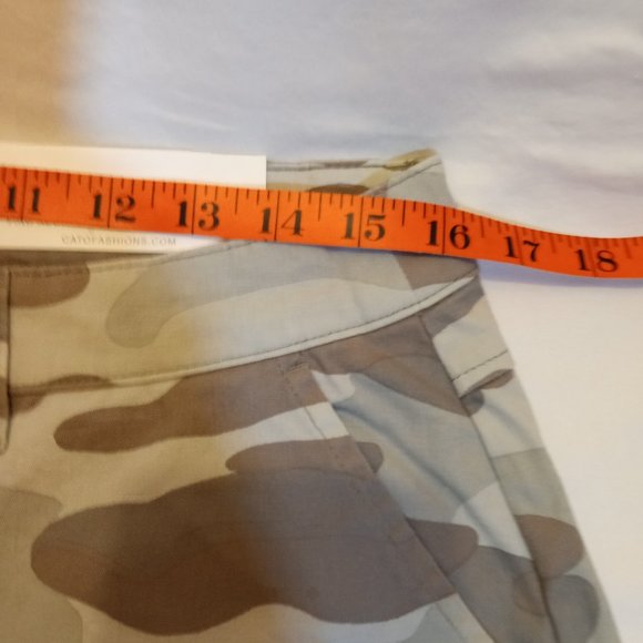NWT Cato Camo Mid-Rise Straight Pants 10 - Picture 10 of 13